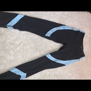 Nasty fit black/mint contour leggings